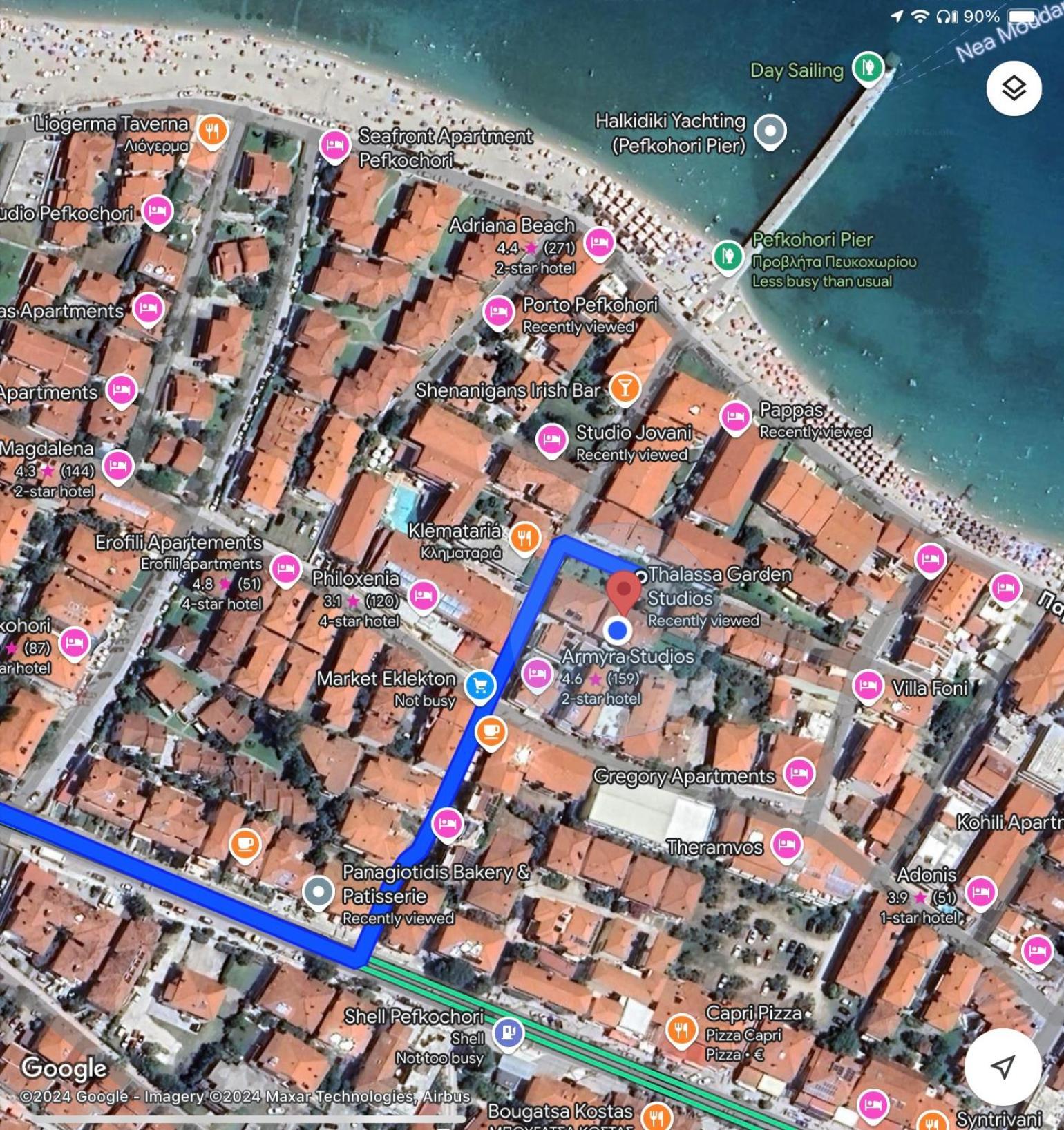 Thalassa Garden Studios Pefkochori Exterior photo